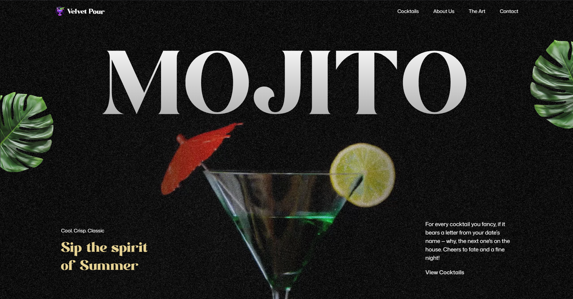 Mojito Website Clone Project